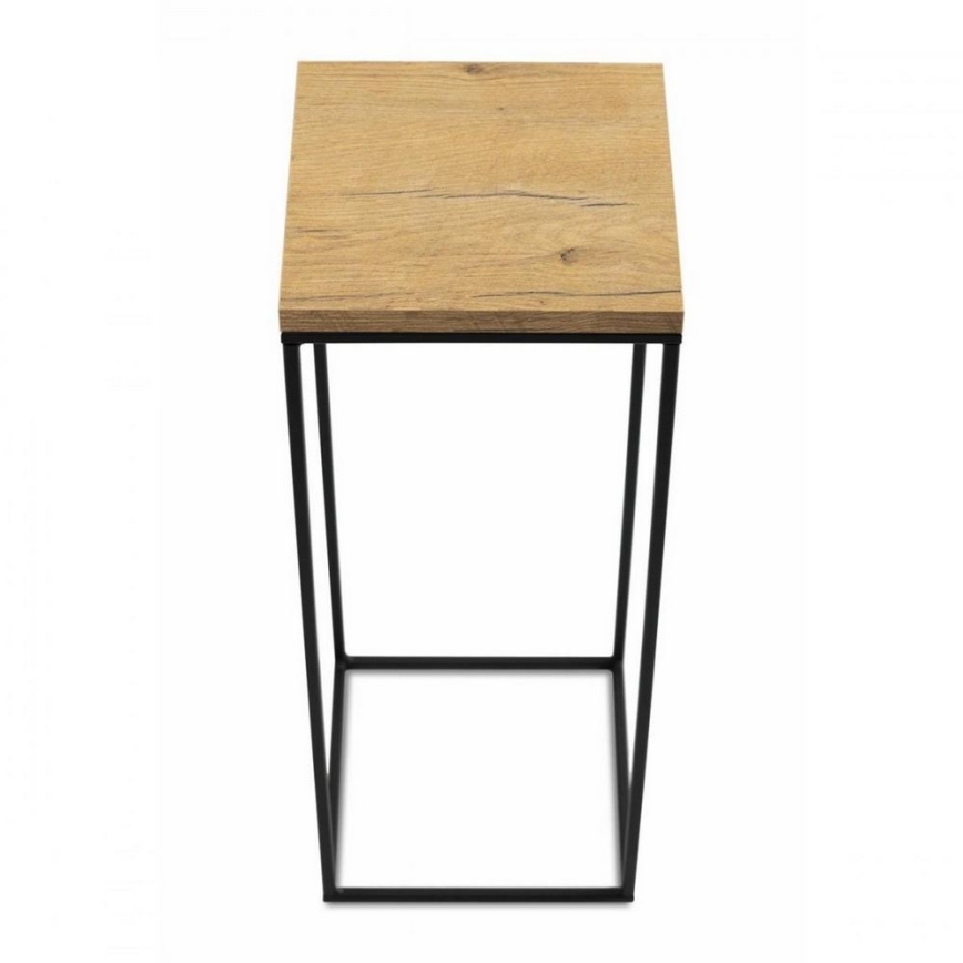 Stalak za cveće BASICLOFT 60x24 crna/smeđa