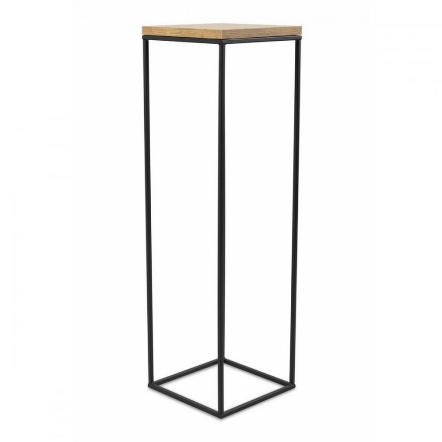 Stalak za cveće BASICLOFT 80x24 crna/smeđa