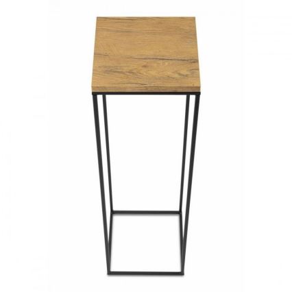 Stalak za cveće BASICLOFT 80x24 crna/smeđa