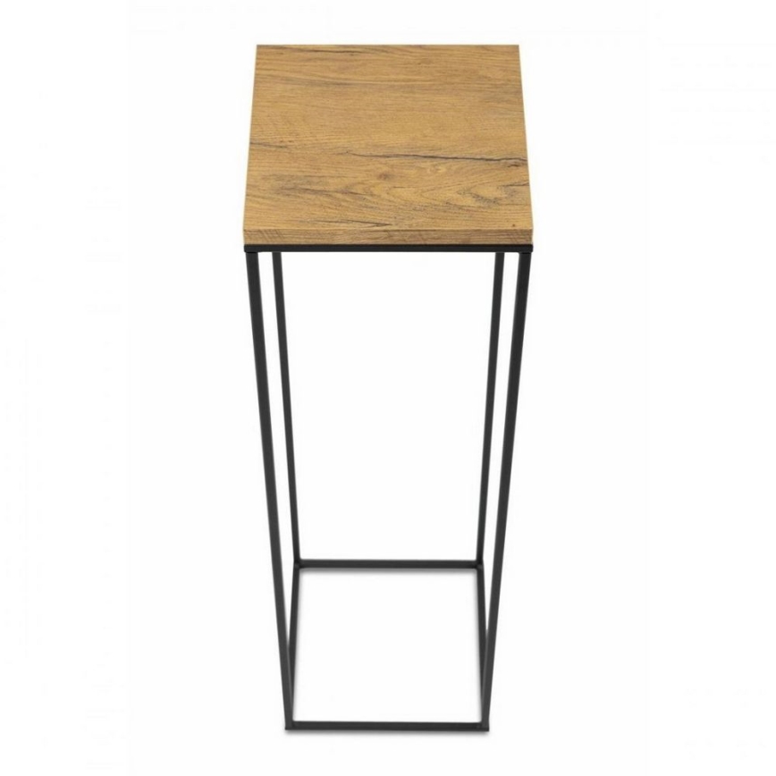 Stalak za cveće BASICLOFT 80x24 crna/smeđa