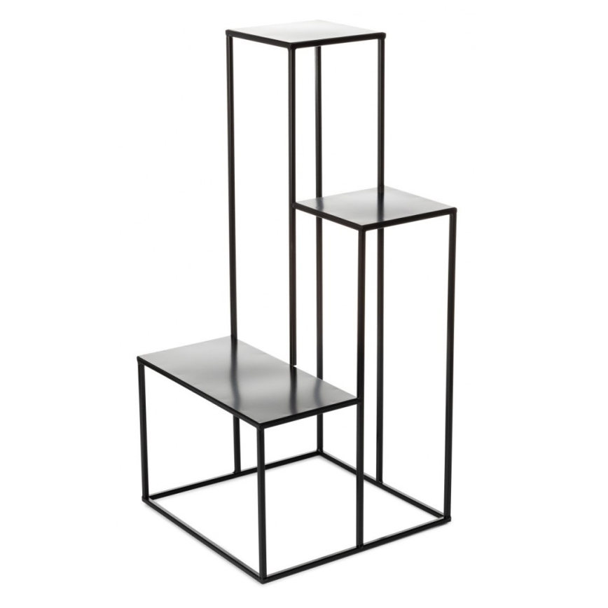 Stalak za cveće KASKADA 85 x 40 cm, crni