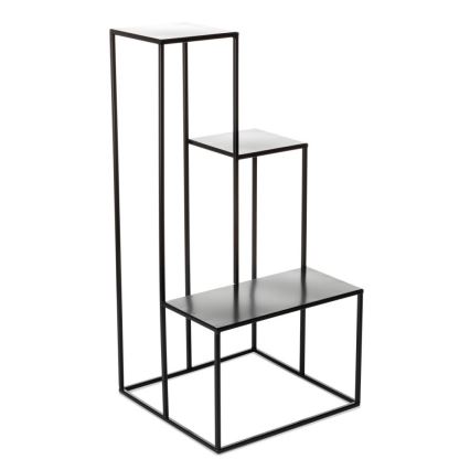 Stalak za cveće KASKADA 85 x 40 cm, crni