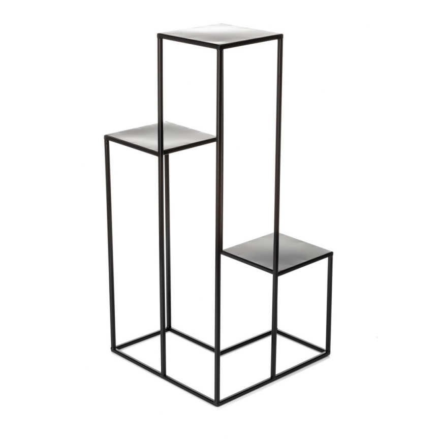 Stalak za cveće KASKADA 85x40 cm crni