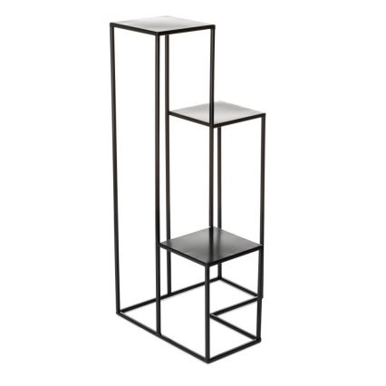 Stalak za cveće KASKADA 85x40 cm crni