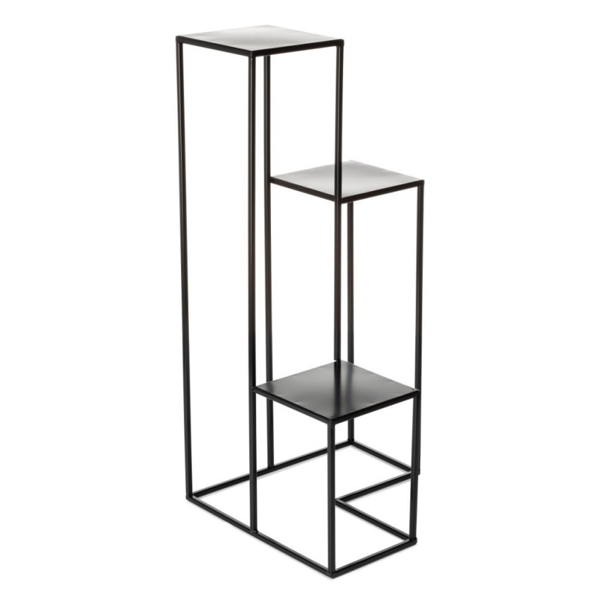 Stalak za cveće KASKADA 85x40 cm crni