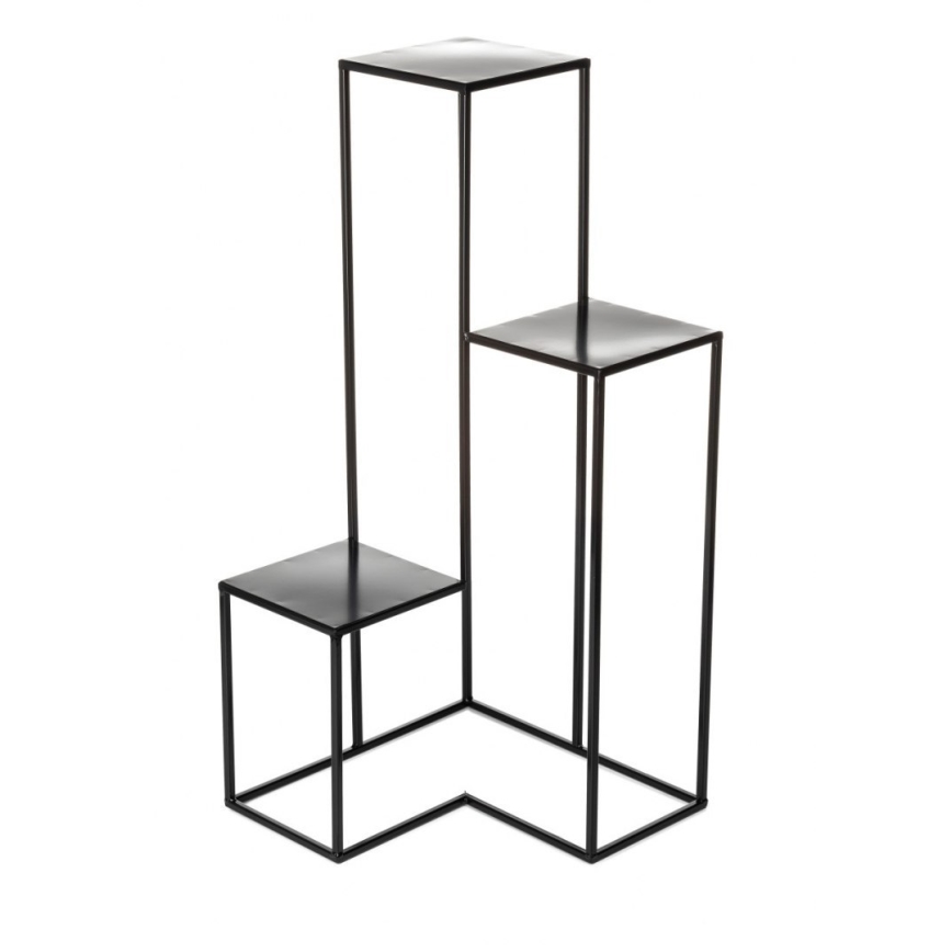 Stalak za cveće KASKADA 85x40 cm crni