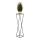 Stalak za cveće LOFT 100x24 cm crna/smeđa