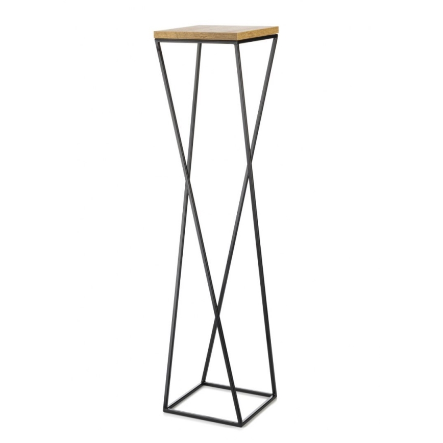 Stalak za cveće LOFT 100x24 cm crna/smeđa