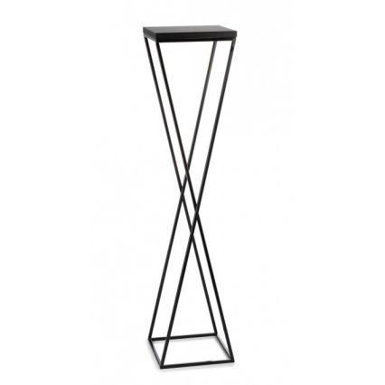 Stalak za cveće LOFT 100x24 cm crni