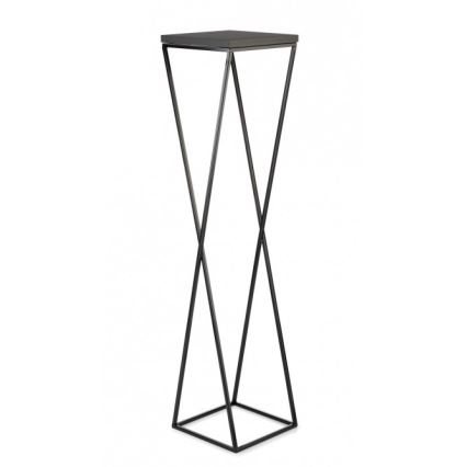 Stalak za cveće LOFT 100x24 cm crni