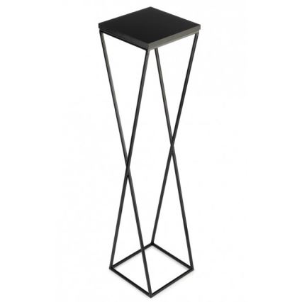 Stalak za cveće LOFT 100x24 cm crni