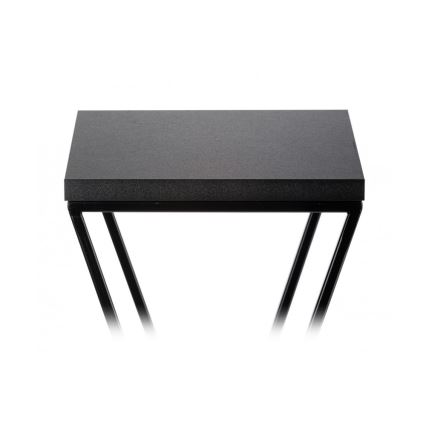 Stalak za cveće LOFT 100x24 cm crni