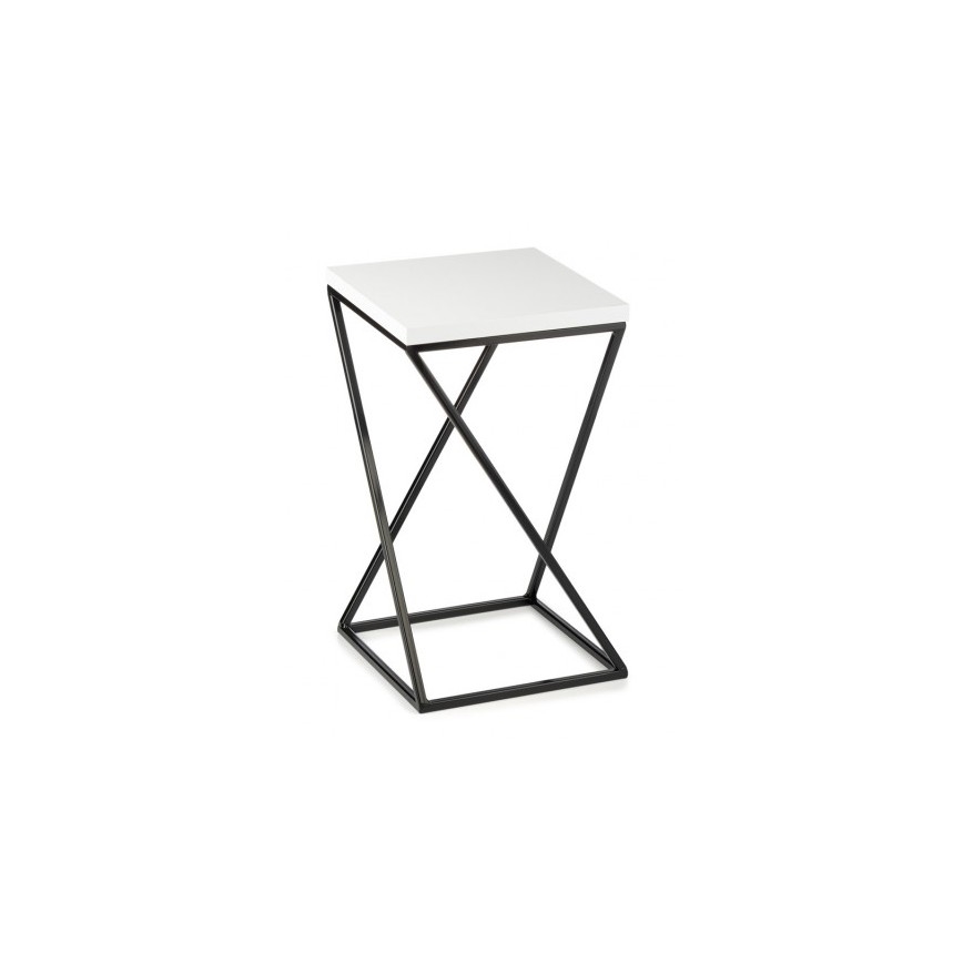 Stalak za cveće LOFT 40x24 cm crna/bela