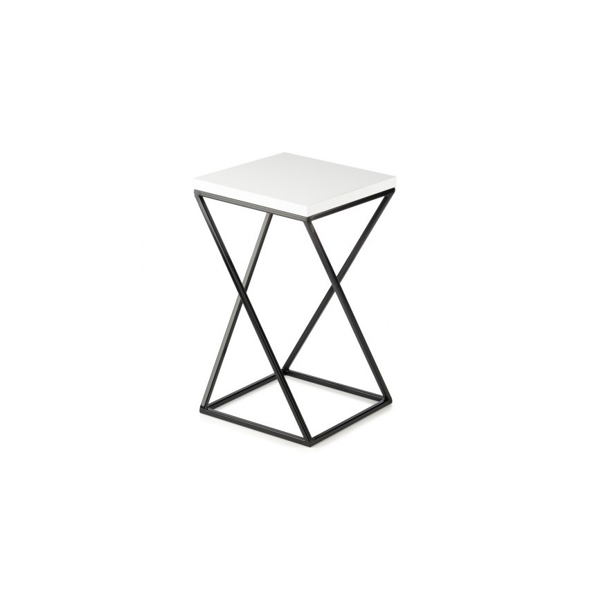 Stalak za cveće LOFT 40x24 cm crna/bela