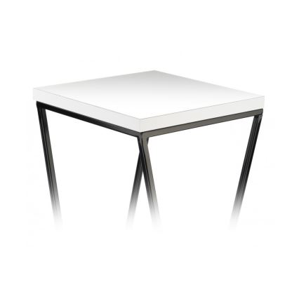 Stalak za cveće LOFT 40x24 cm crna/bela