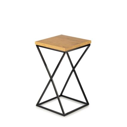Stalak za cveće LOFT 40x24 cm crna/smeđa