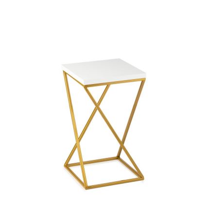 Stalak za cveće LOFT 40x24 cm zlatna/bela