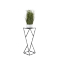 Stalak za cveće LOFT 70x23,5 cm crne boje
