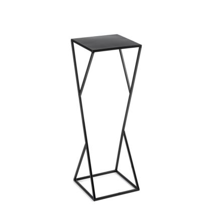 Stalak za cveće LOFT 70x23,5 cm crne boje