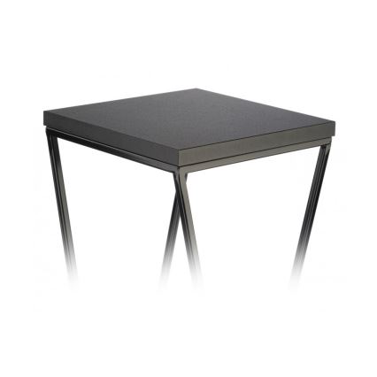 Stalak za cveće LOFT 70x24 cm, crne boje