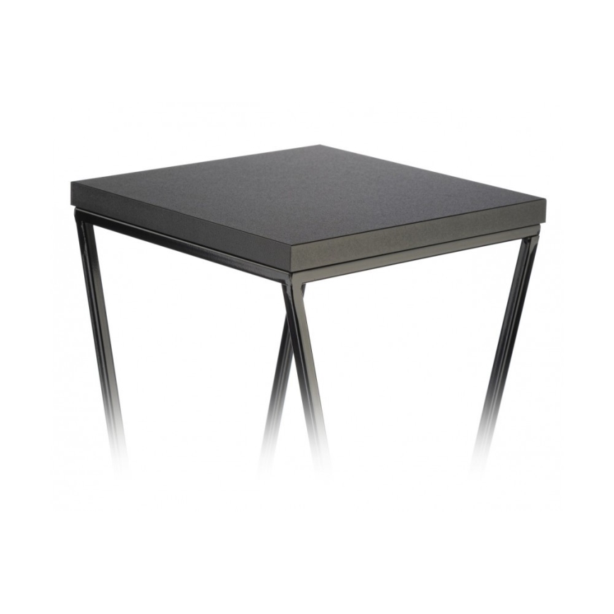 Stalak za cveće LOFT 70x24 cm, crne boje