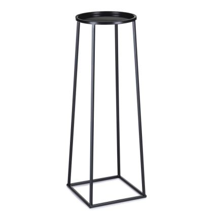 Stalak za cveće LOFT 70x24 cm, crne boje