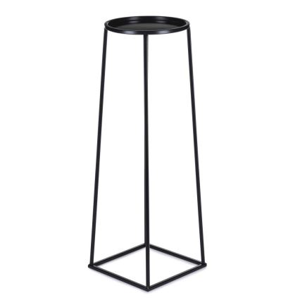 Stalak za cveće LOFT 70x24 cm, crne boje