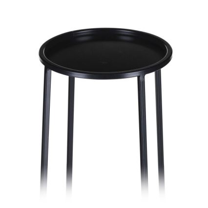 Stalak za cveće LOFT 70x24 cm, crne boje