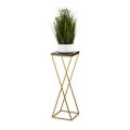 Stalak za cveće LOFT 70x24 cm, zlatna/crna