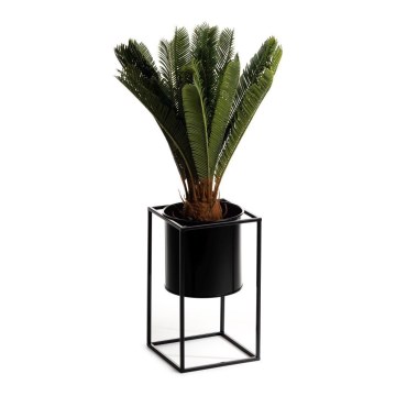 Stalak za cveće RING 40x23 cm, crne boje
