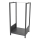 Stalak za drva 39x35x76 cm, crne boje