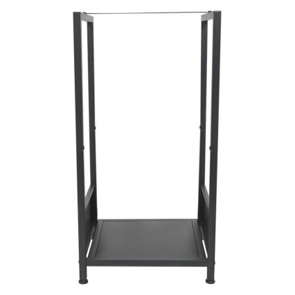 Stalak za drva 39x35x76 cm, crne boje