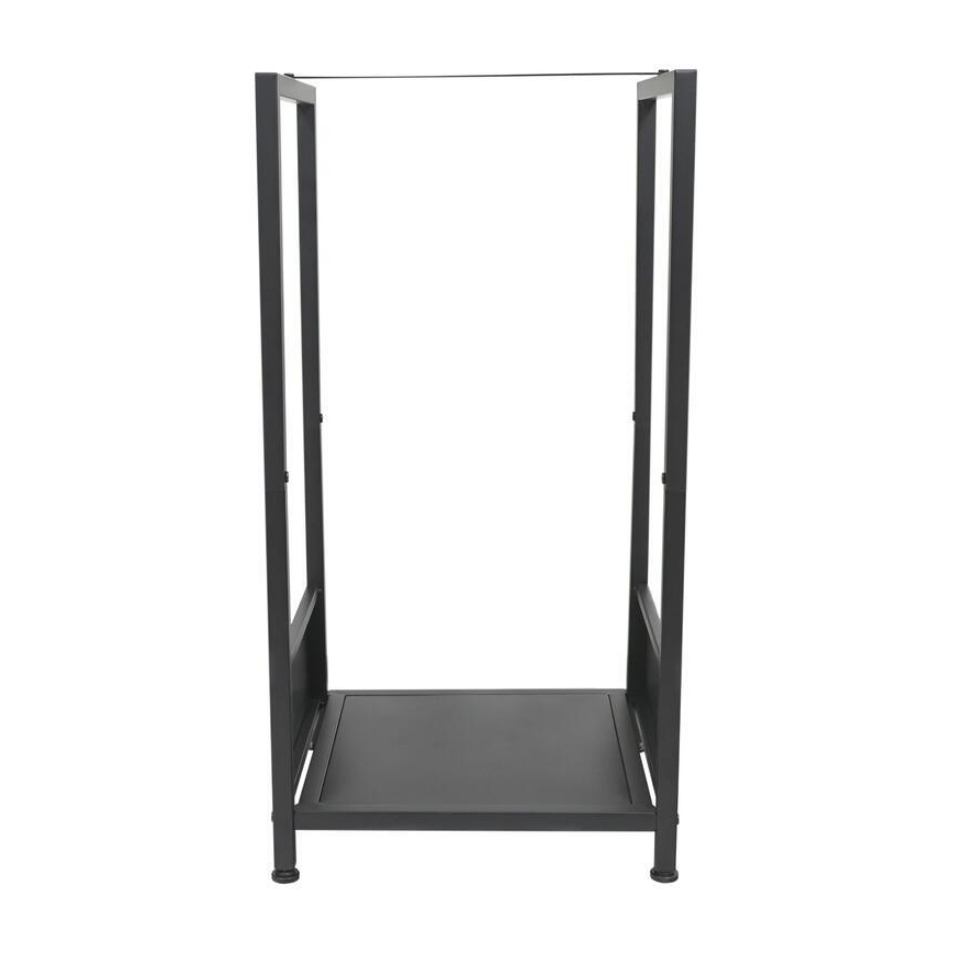 Stalak za drva 39x35x76 cm, crne boje