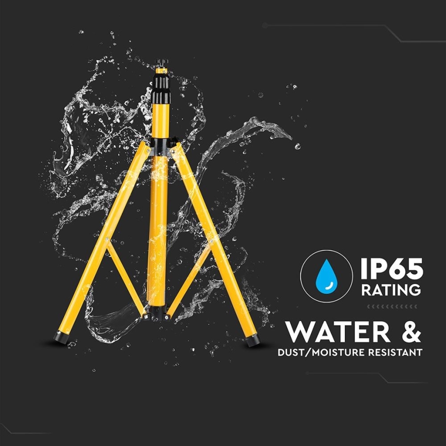 Stalak za reflektore 180 cm, žute boje