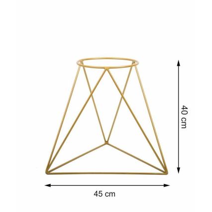 Stalak za saksiju TRIANGL 40x45 cm zlatni