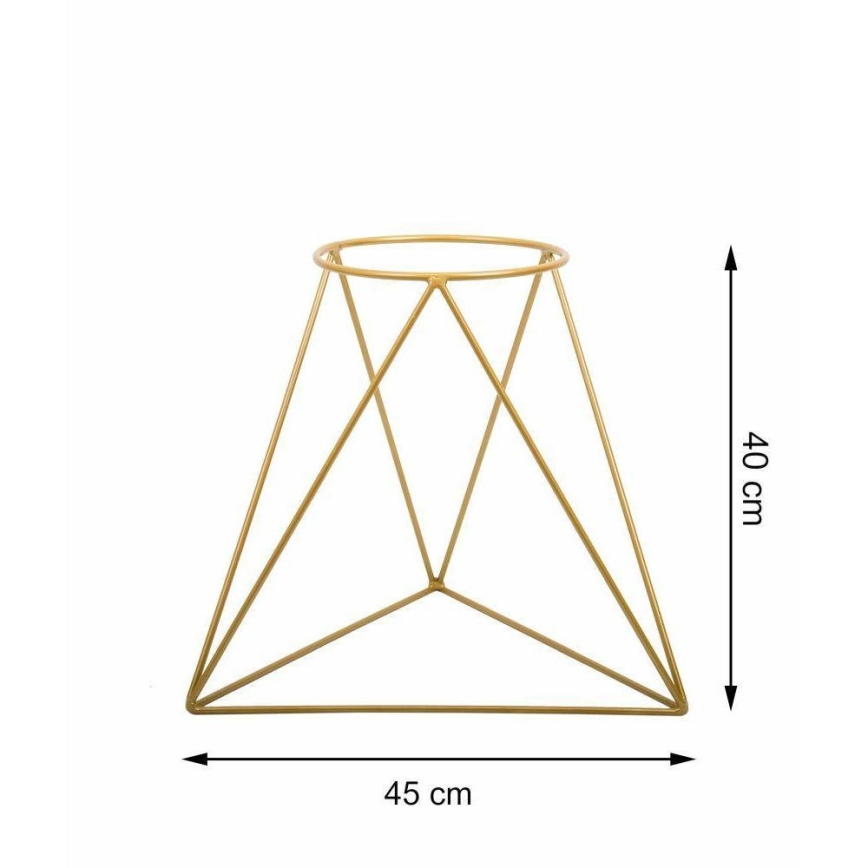 Stalak za saksiju TRIANGL 40x45 cm zlatni