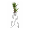 Stalak za saksiju TRIANGL 90x50 cm crni