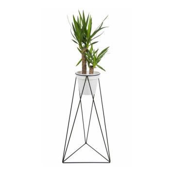 Stalak za saksiju TRIANGL 90x50 cm crni