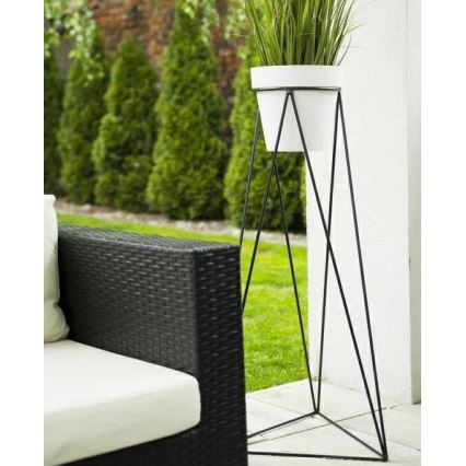 Stalak za saksiju TRIANGL 90x50 cm crni