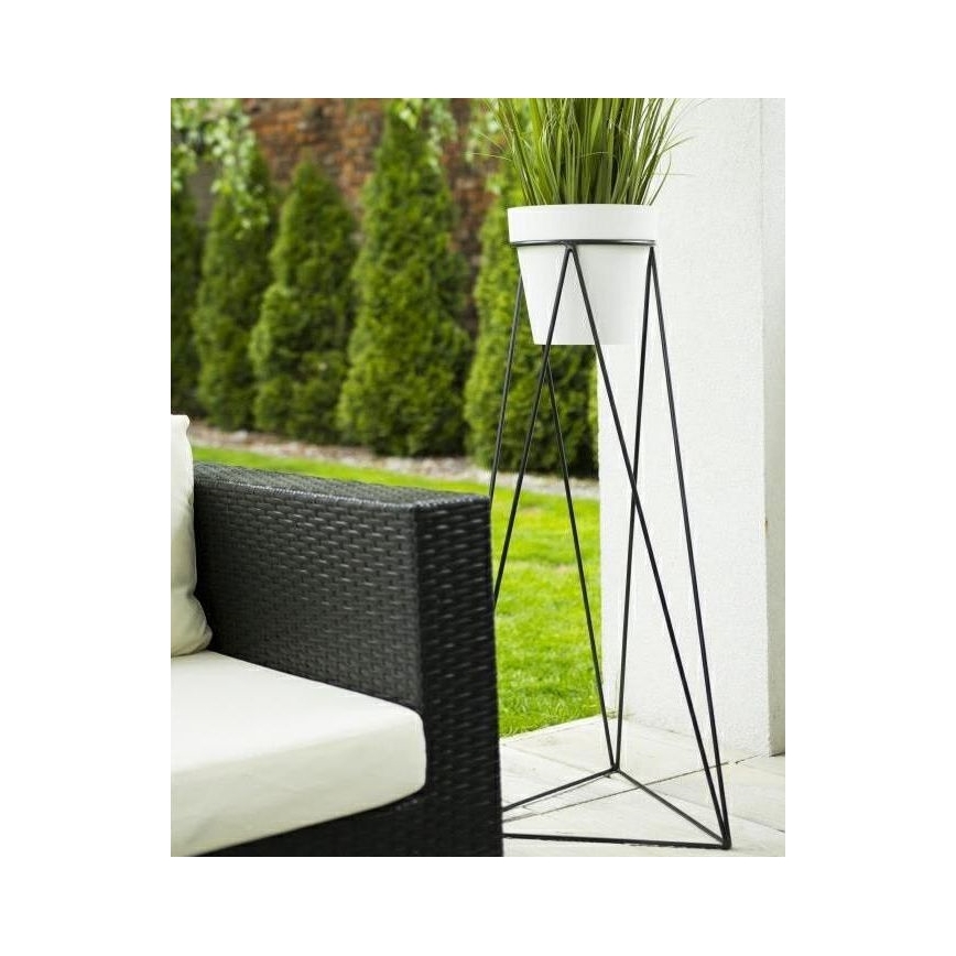 Stalak za saksiju TRIANGL 90x50 cm crni