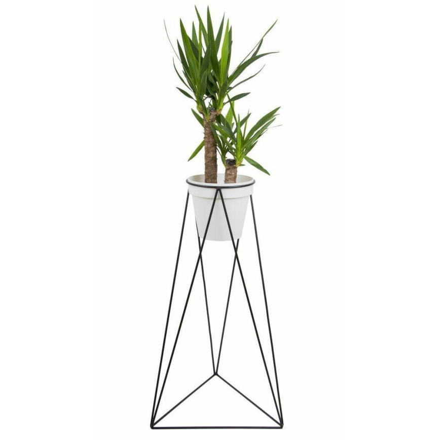 Stalak za saksiju TRIANGL 90x50 cm crni