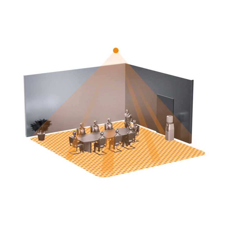 Steinel 002756 - Detektor prisutnosti IR Quattro HD 24m DALI-2 APC bela