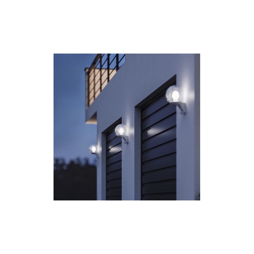 STEINEL 005917 - Spoljna zidna lampa sa senzorom L585S 1xE27/60W bela IP44