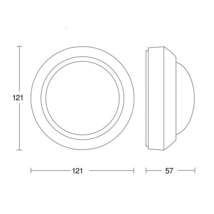 STEINEL 006532 - Spoljašnji senzor pokreta IS360-3 beli IP54