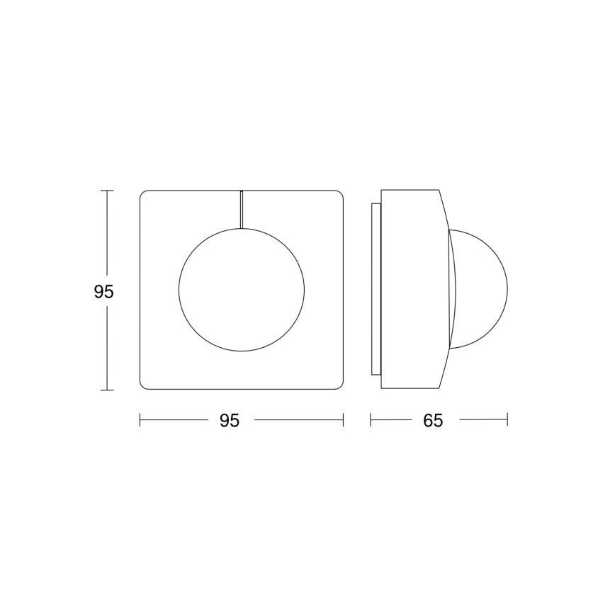 STEINEL 010478 - Spoljni senzor pokreta IS3360 AP COM1 IP54