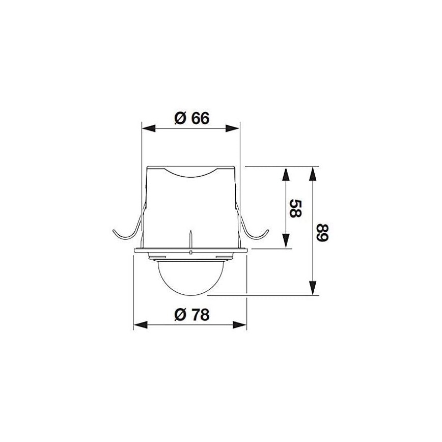 STEINEL 032852 - Spoljni ugradni senzor pokreta IS360-1DE, crni, IP54