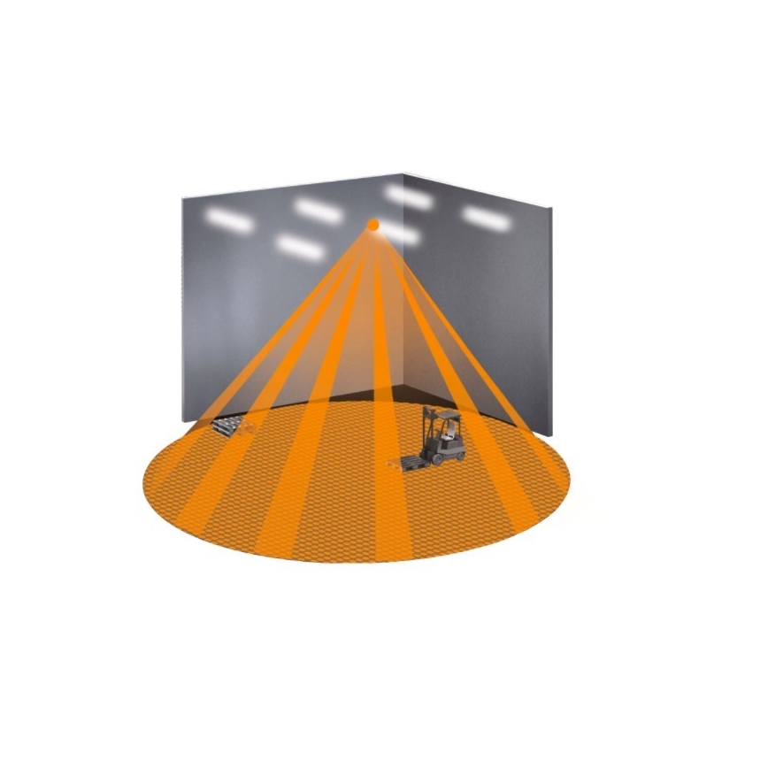 STEINEL 033569 - Spoljašnji senzor pokreta IS 3360 MX Highbay beli IP54