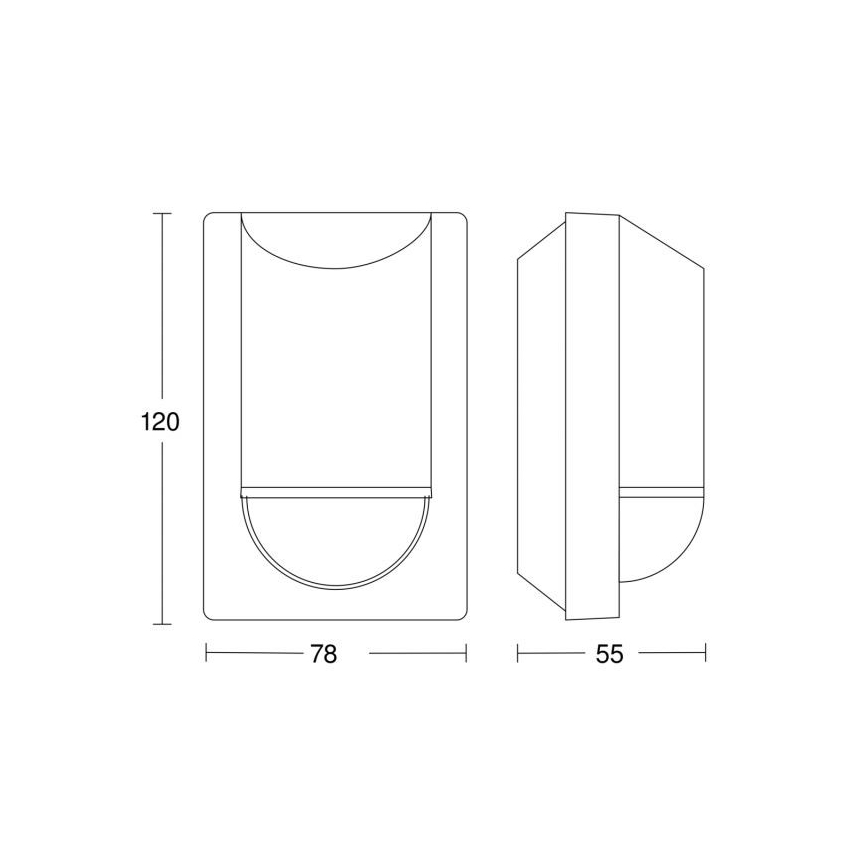 Steinel 034702 - Spoljni senzor pokreta ECO IP54 crni