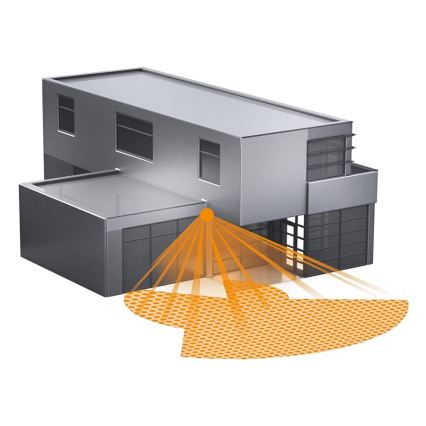 STEINEL 034979 - Spoljašnji senzor pokreta SenslQ S crni IP54 + daljinski upravljač