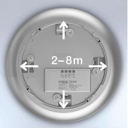 Steinel 035440 - LED spoljašnje plafonsko svetlo sa senzorom QUATTRO LED/10W/230V IP54